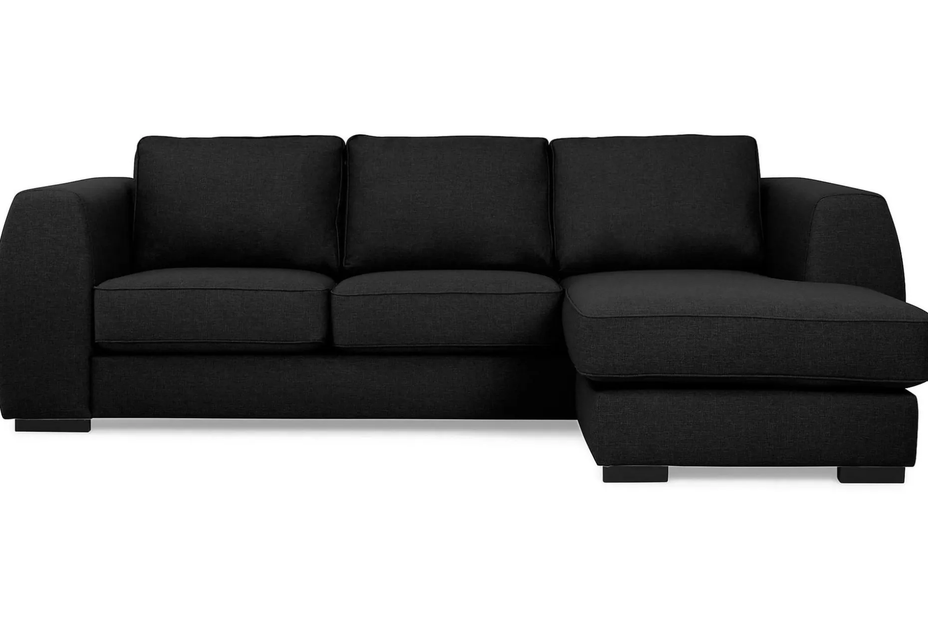 Optus 3-seters Vendbar L-formet Sjeselongsofa i Stoff