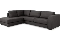 Optus 4-seters Venstrevendt L-formet Sjeselongsofa i Stoff