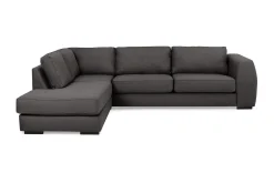 Optus 4-seters Venstrevendt L-formet Sjeselongsofa i Stoff