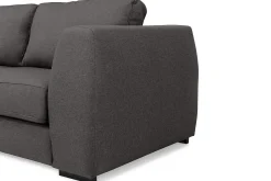Optus 4-seters Venstrevendt L-formet Sjeselongsofa i Stoff