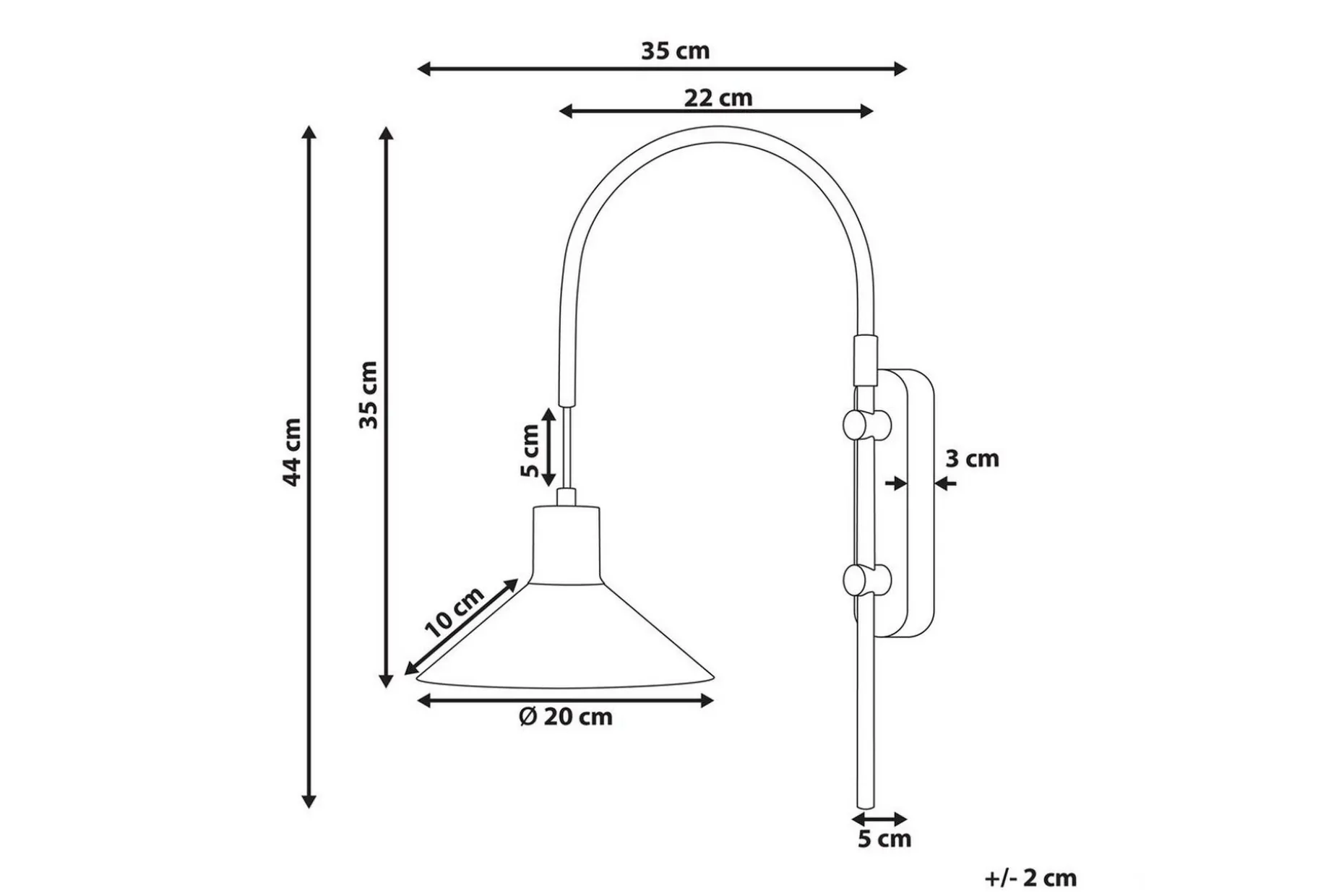 Ozmi Vegglampe E27 E27