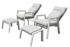 Palermo Hagemøbelgruppe Relax med sidebord