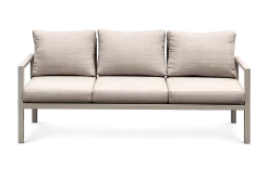 Palermo Hagemøbelgruppe Sofagruppe: 3-seter sofa, 2 lenestoler, sofabord