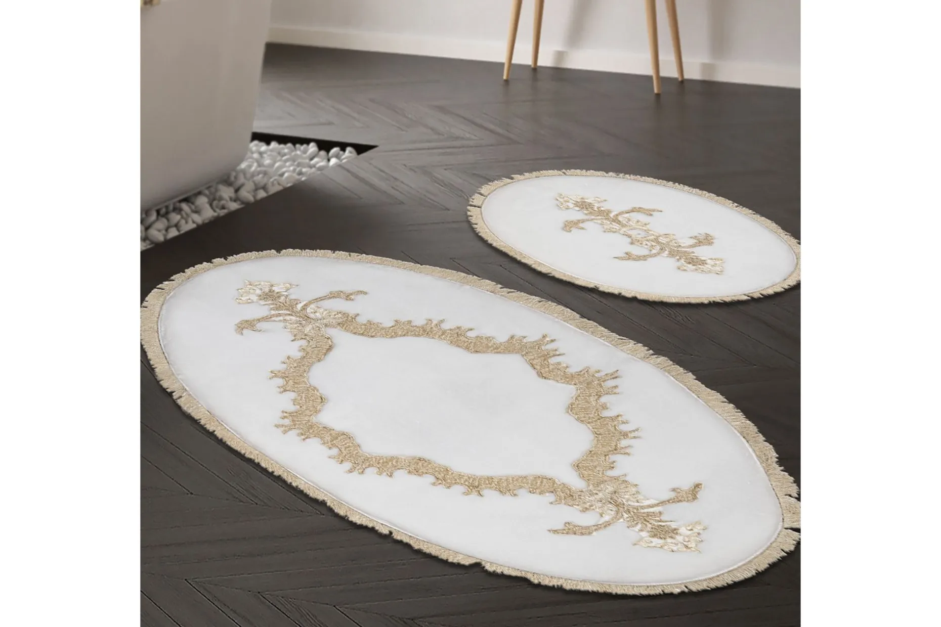 Paramik Baderomsmatte 65x115 cm Rektangulær