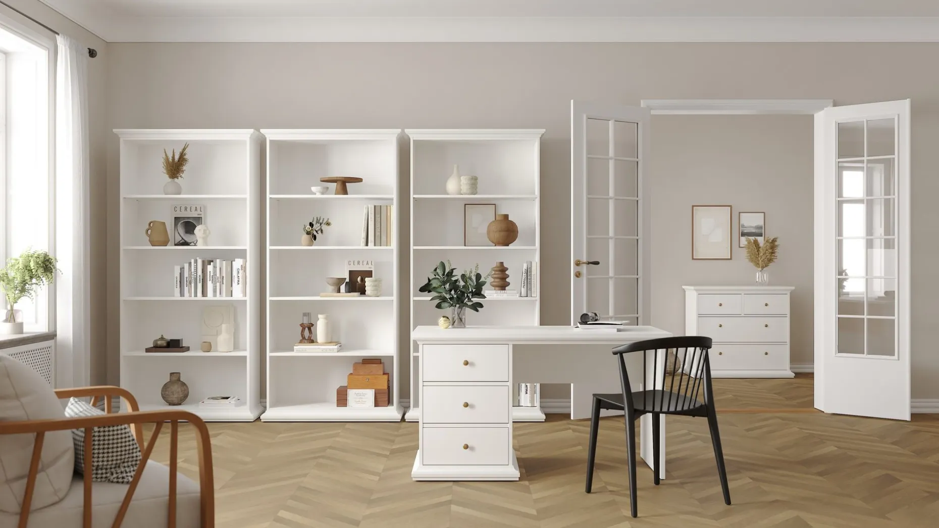 Paris Skrivebord 130x62x74 cm