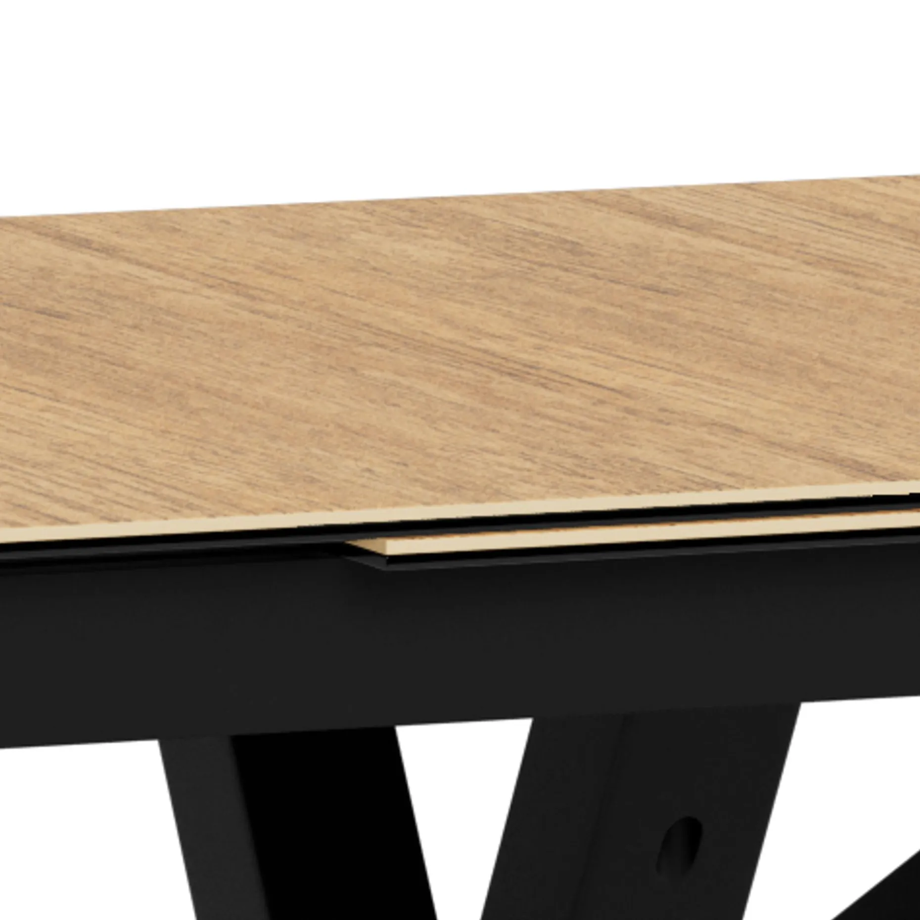 Parkins uttrekkbart spisebord 168–210 cm