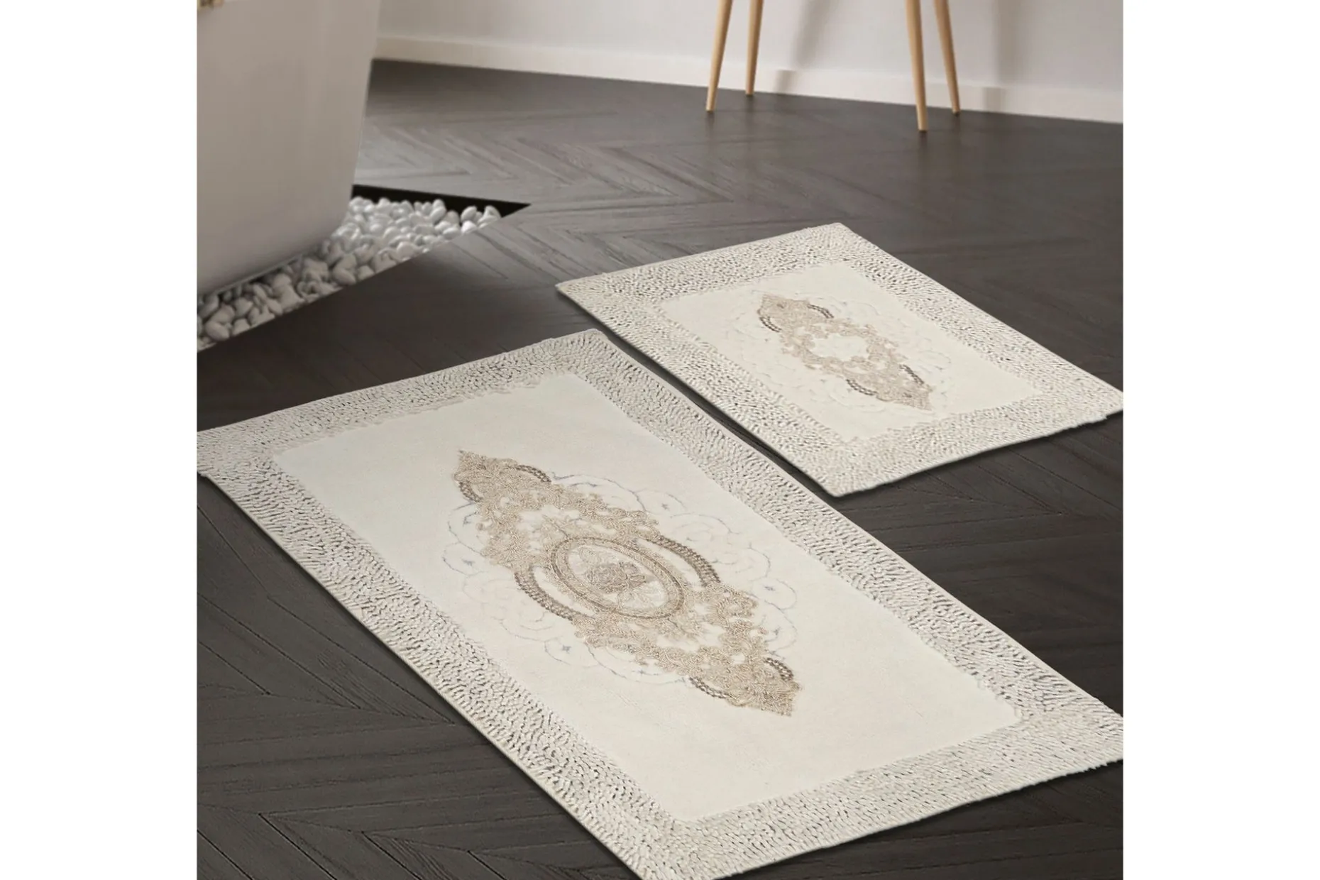 Parmeswari Baderomsmatte 60x100 cm Rektangulær