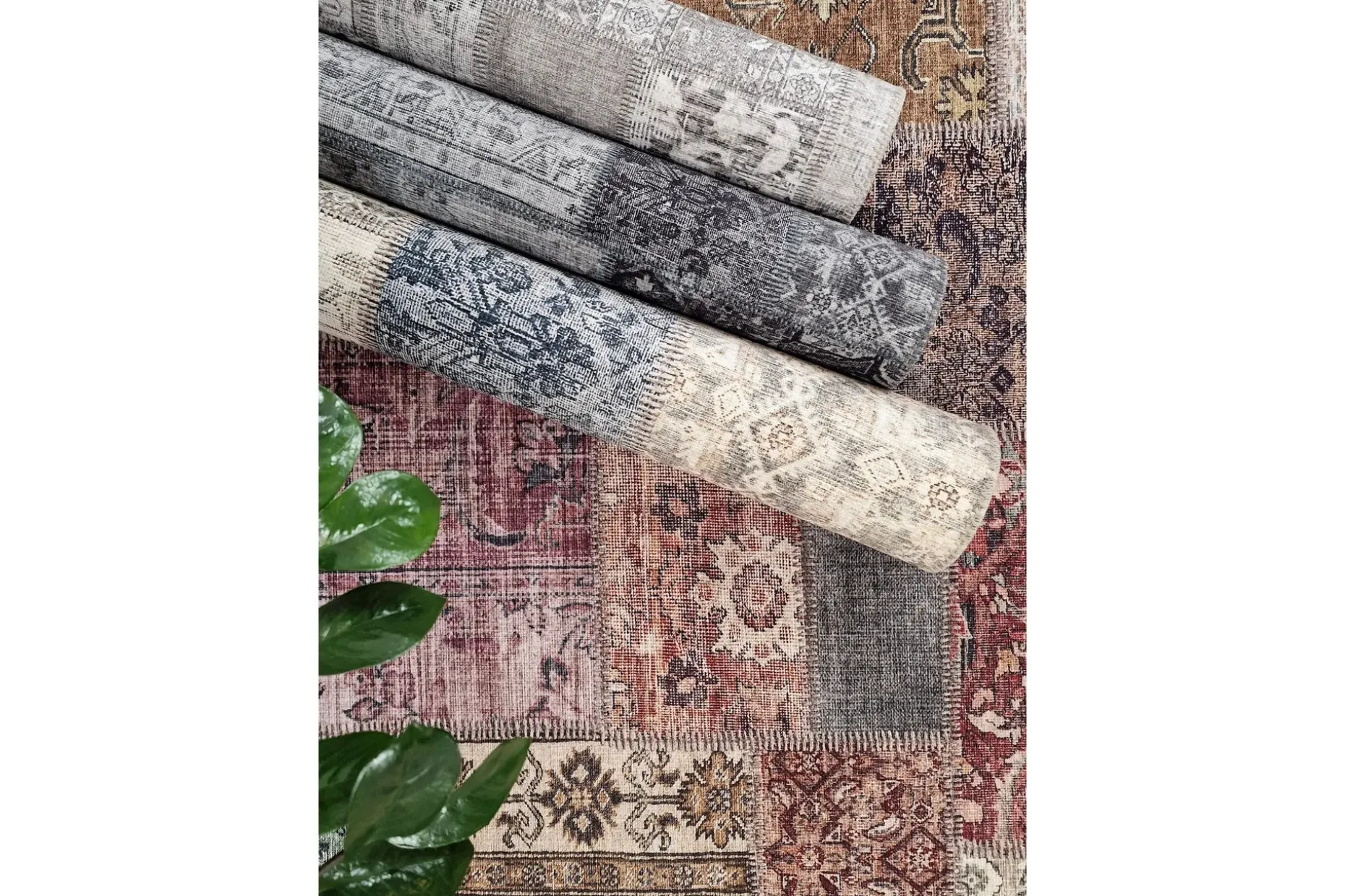 Patchwork Wiltonteppe 300x400 cm
