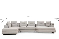 Pavdova Hjørnesofa 4-seter