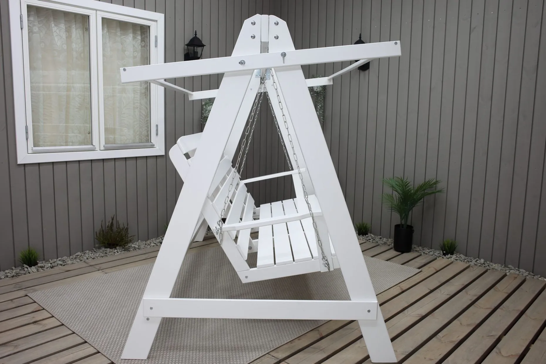 Pelle Hammock Hvit/Svart