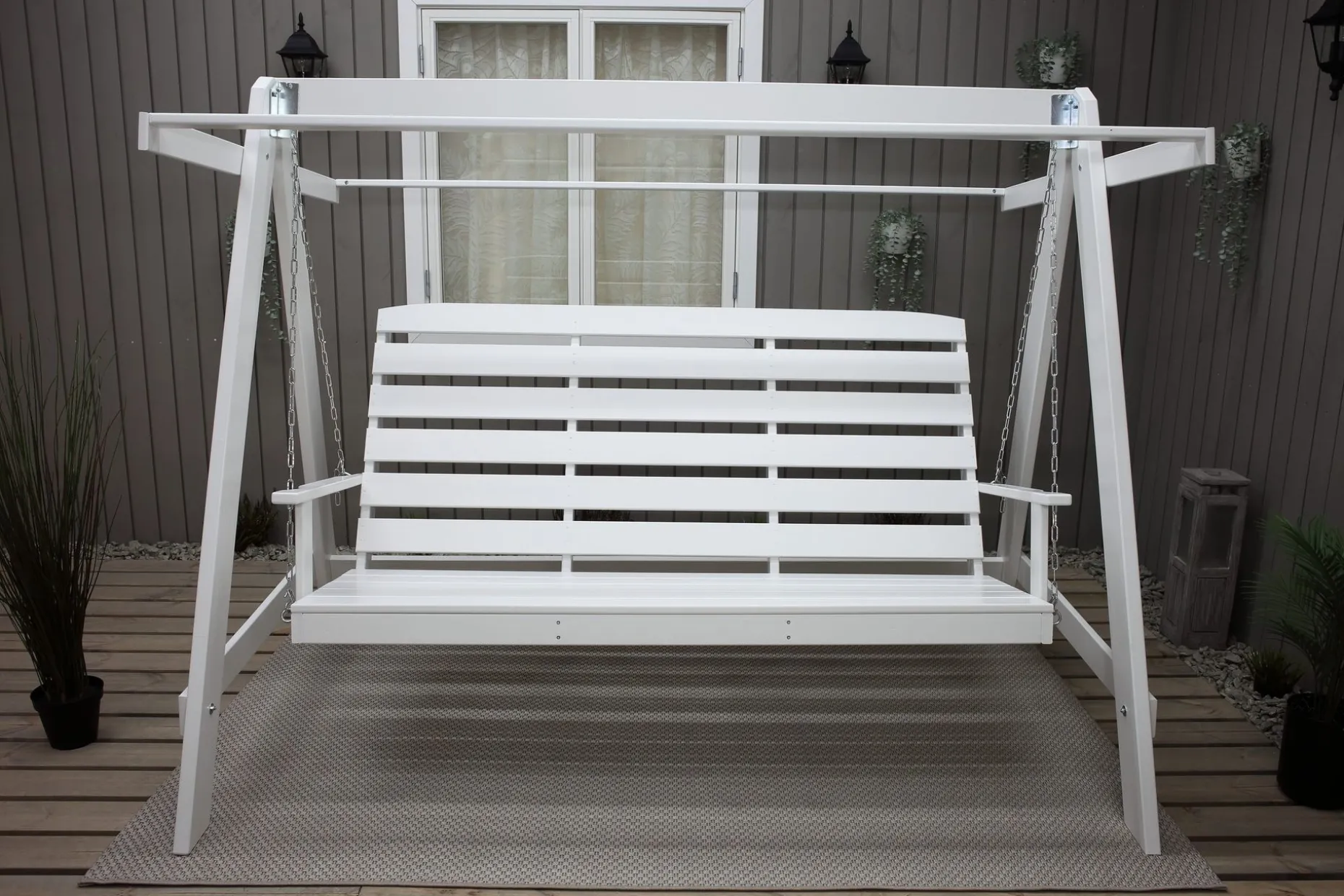Pelle Hammock Hvit/Svart
