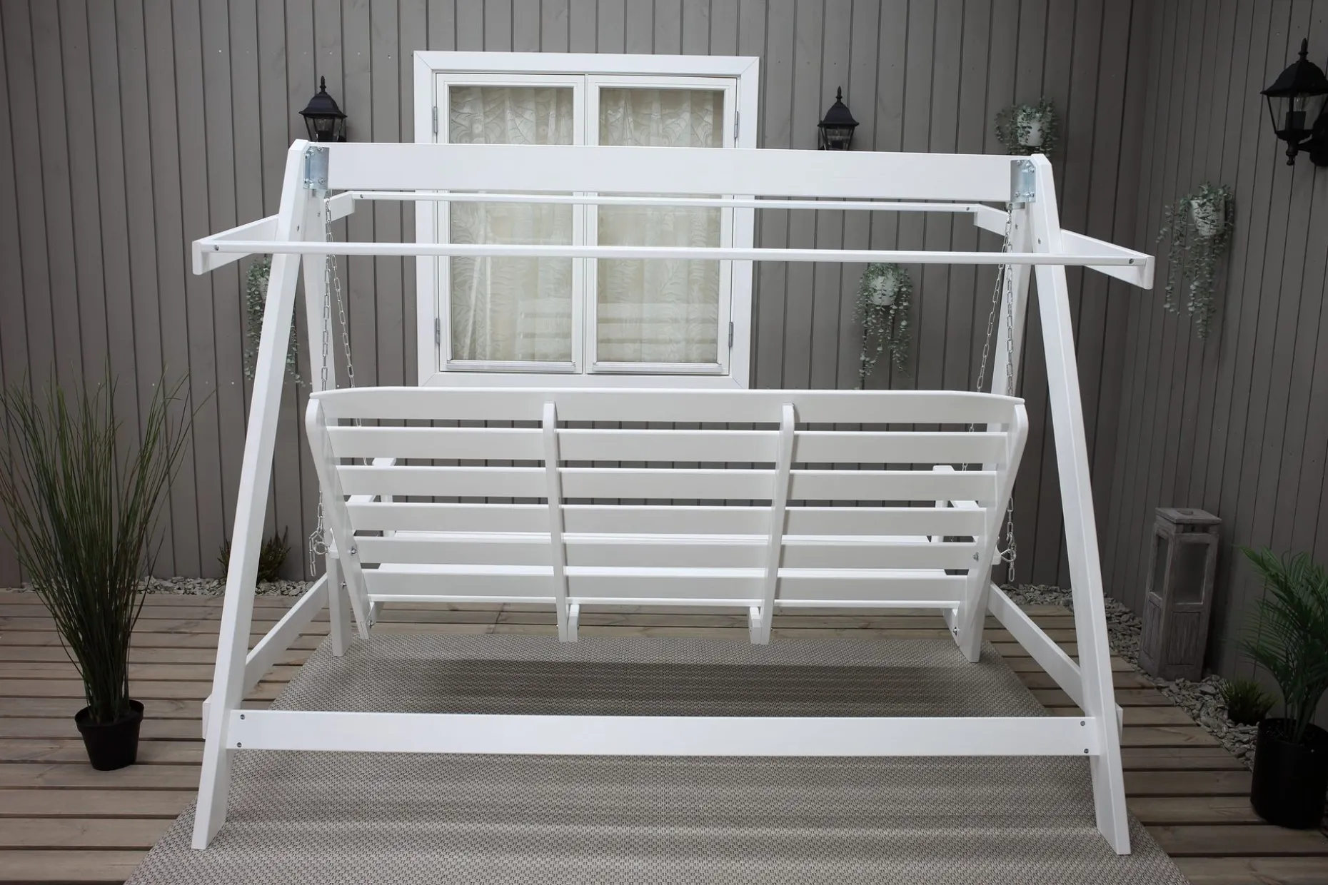 Pelle Hammock Hvit/Svart