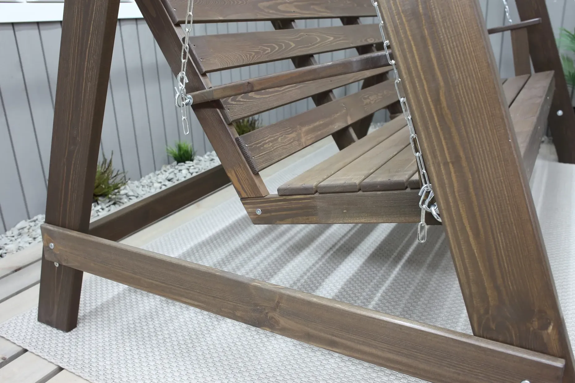Pelle 3-seters Hammock uten tak