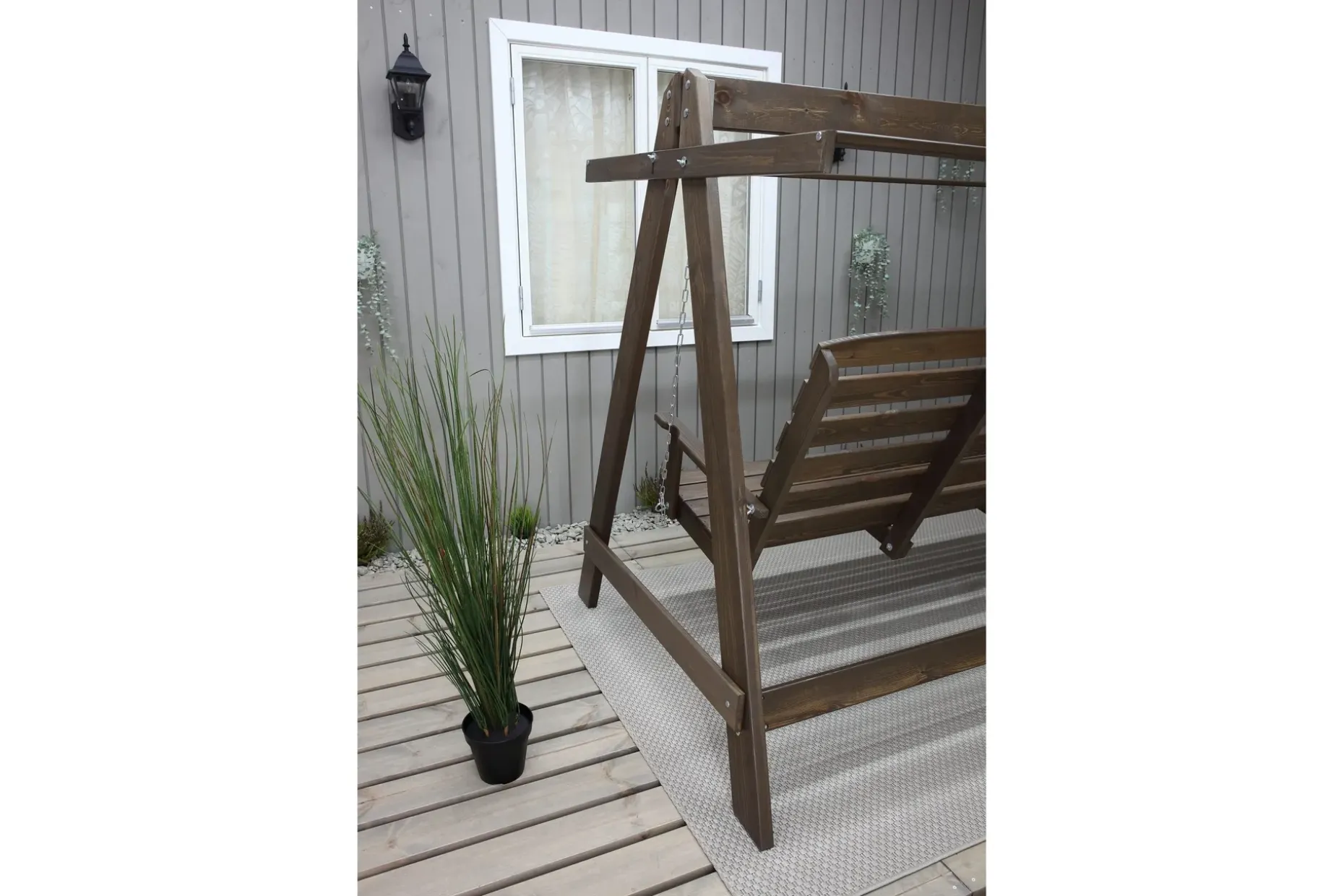 Pelle 3-seters Hammock uten tak