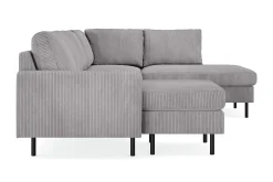 Peppe 4-seters Høyrevendt U-formet Sofa med Divan og Sjeselong i Manchester