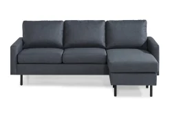 Peppe 3-seters Vendbar L-formet Divansofa i Stoff