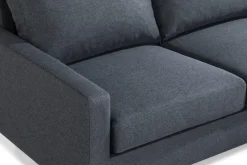 Peppe 3-seters Vendbar L-formet Divansofa i Stoff