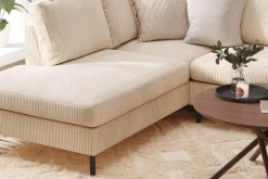 Peppe 4-seters Venstrevendt U-formet Sofa med Divan og Sjeselong i Manchester