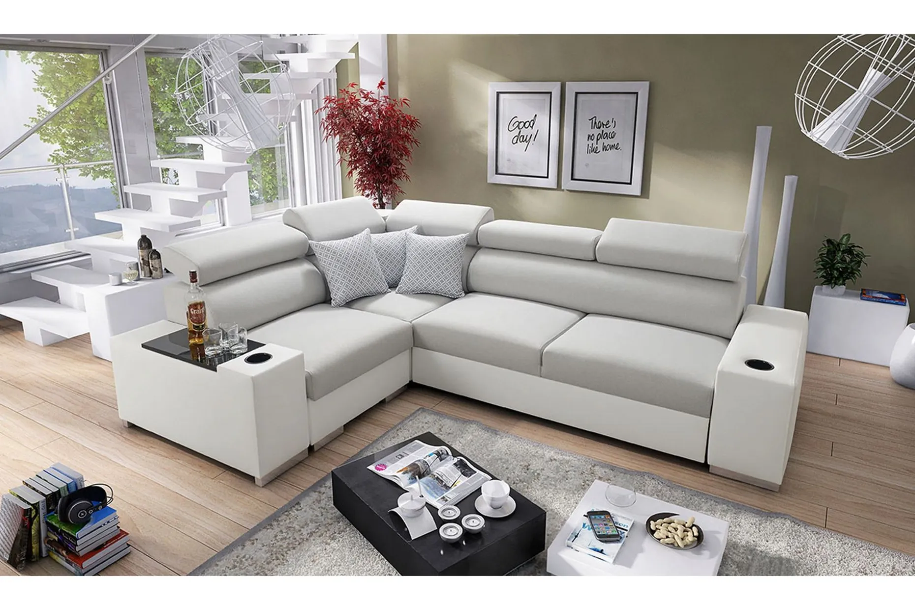Perseo Divansovesofa 282x205x95 cm