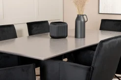 Piazza Spisegruppe 180 cm Rektangulær med 6 Petra Stoler