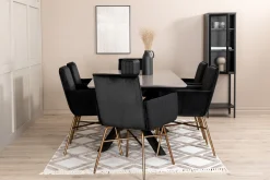 Piazza Spisegruppe 180 cm Rektangulær med 6 Petra Stoler