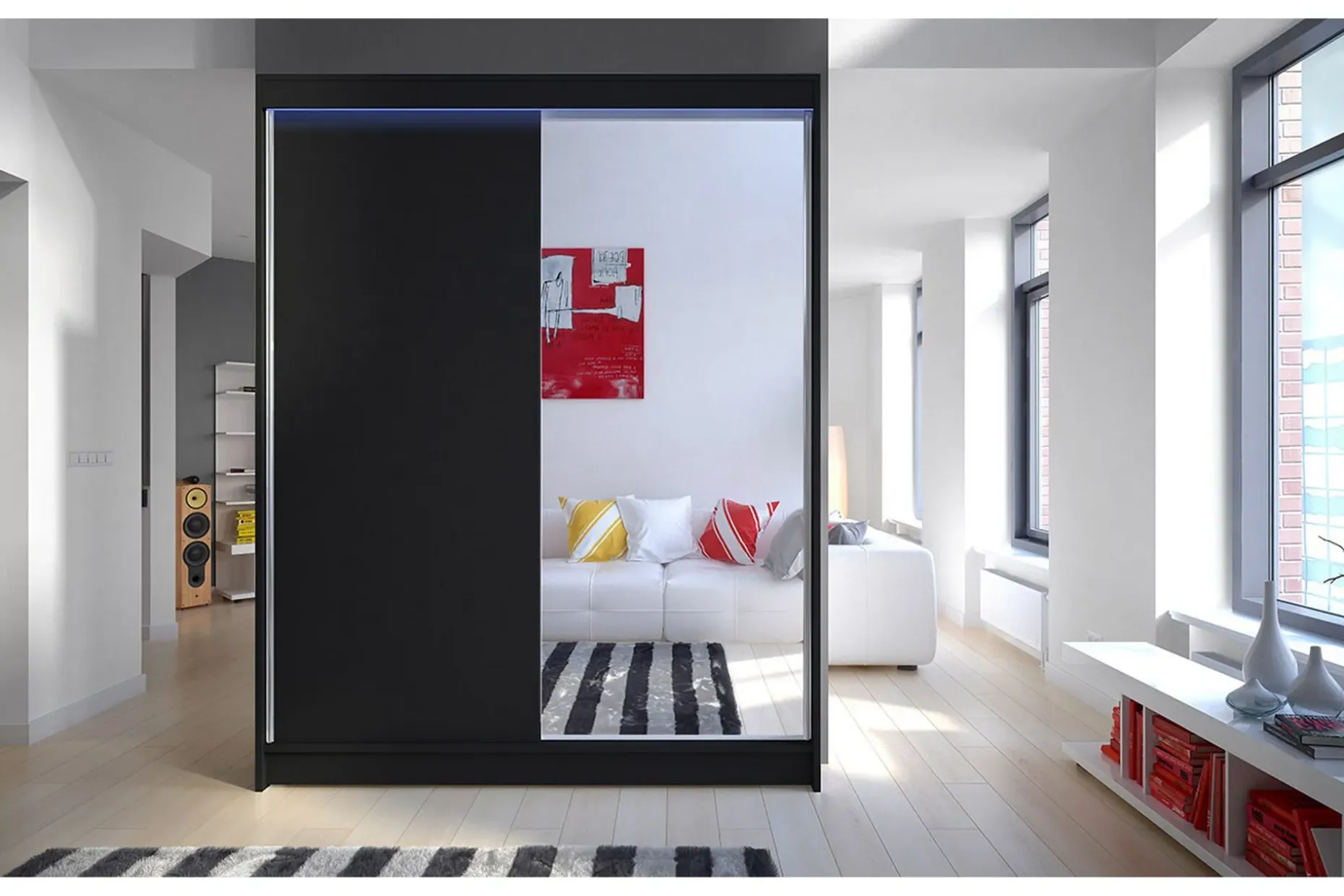 Pickering Garderobe med Speil 150x200 cm