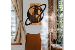 Planet Wooden Accessory Veggdekor