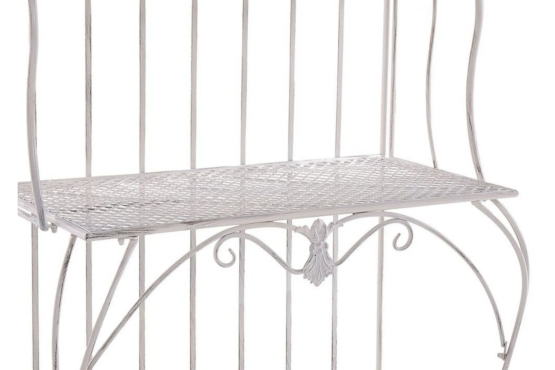 Plantehylle 4 hyller metall lyst beige PAVONA