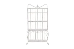 Plantehylle 4 hyller metall lyst beige PAVONA