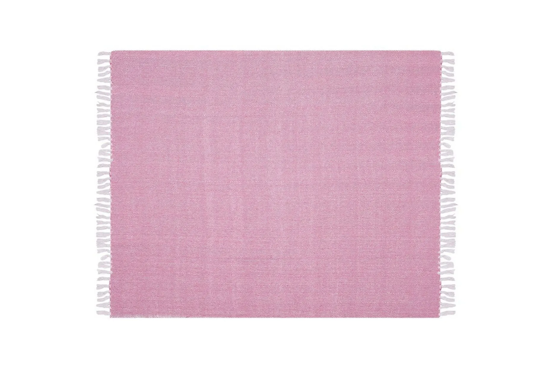 Pledd Tangier Rosa/Hvit