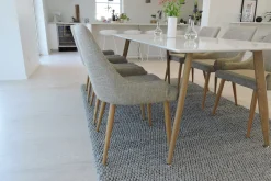 Polar Spisegruppe 180 cm Rektangulær med 6 Plaza-stoler