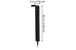 Pollerlampe Eglo Baracconi med Sensor