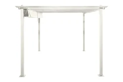 Porto stor pergola 4x3 m i aluminium med tak