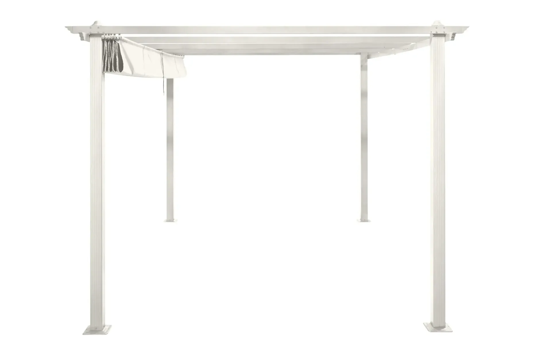 Porto stor pergola 4x3 m i aluminium med tak