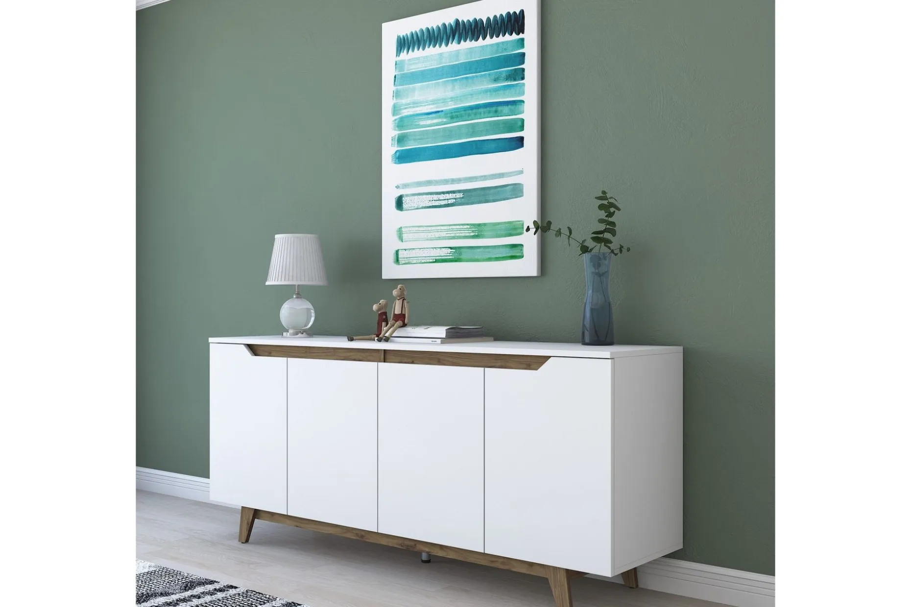 Porzic-konsollbord 180 cm