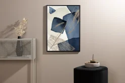 Poster Blue Swirl 70x100 cm