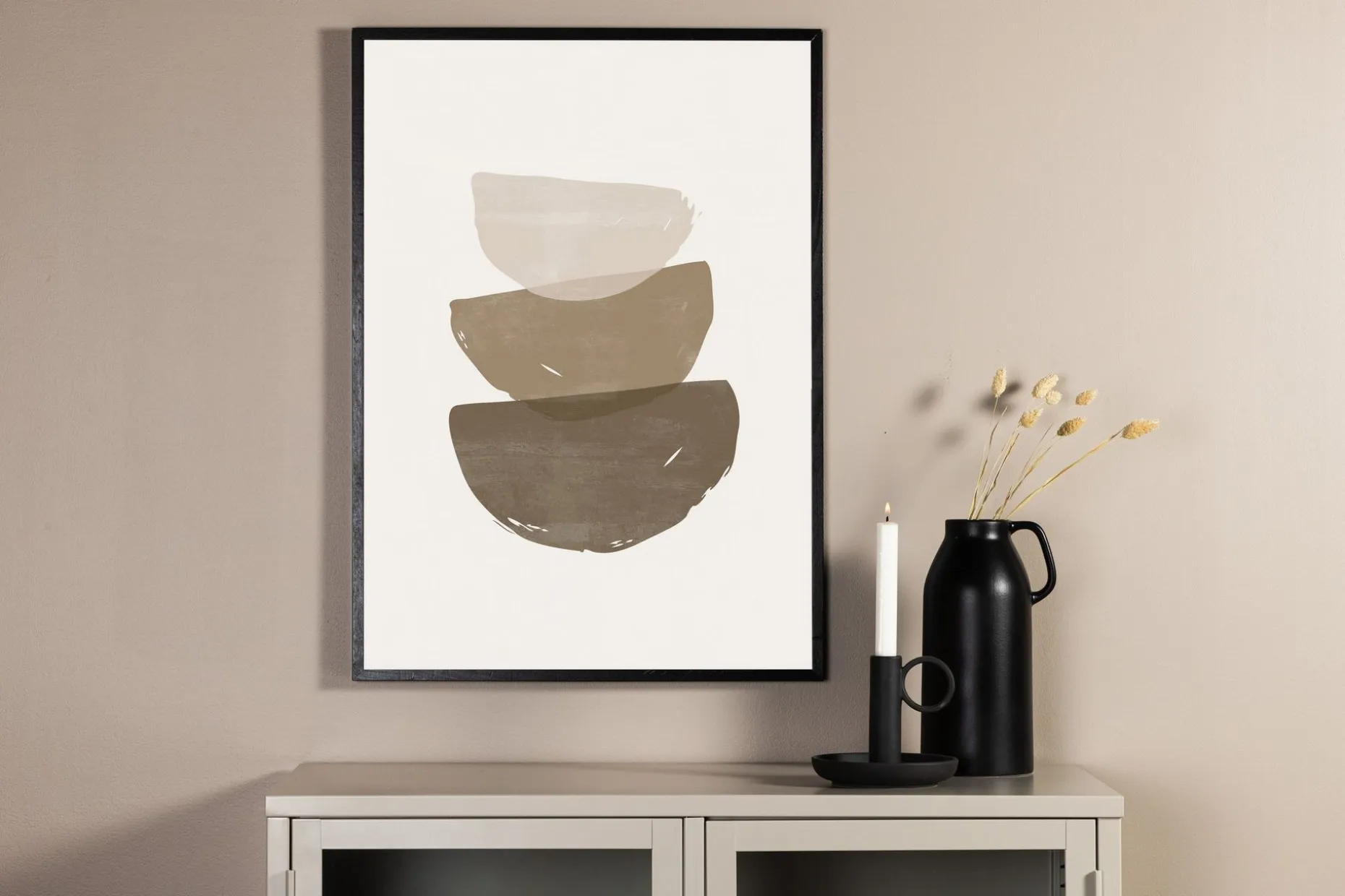 Poster Brush strokes 21x30 cm