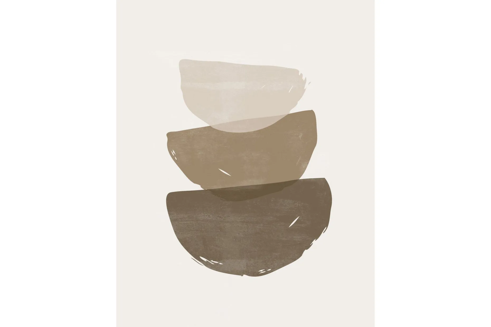 Poster Brush strokes 30x40 cm