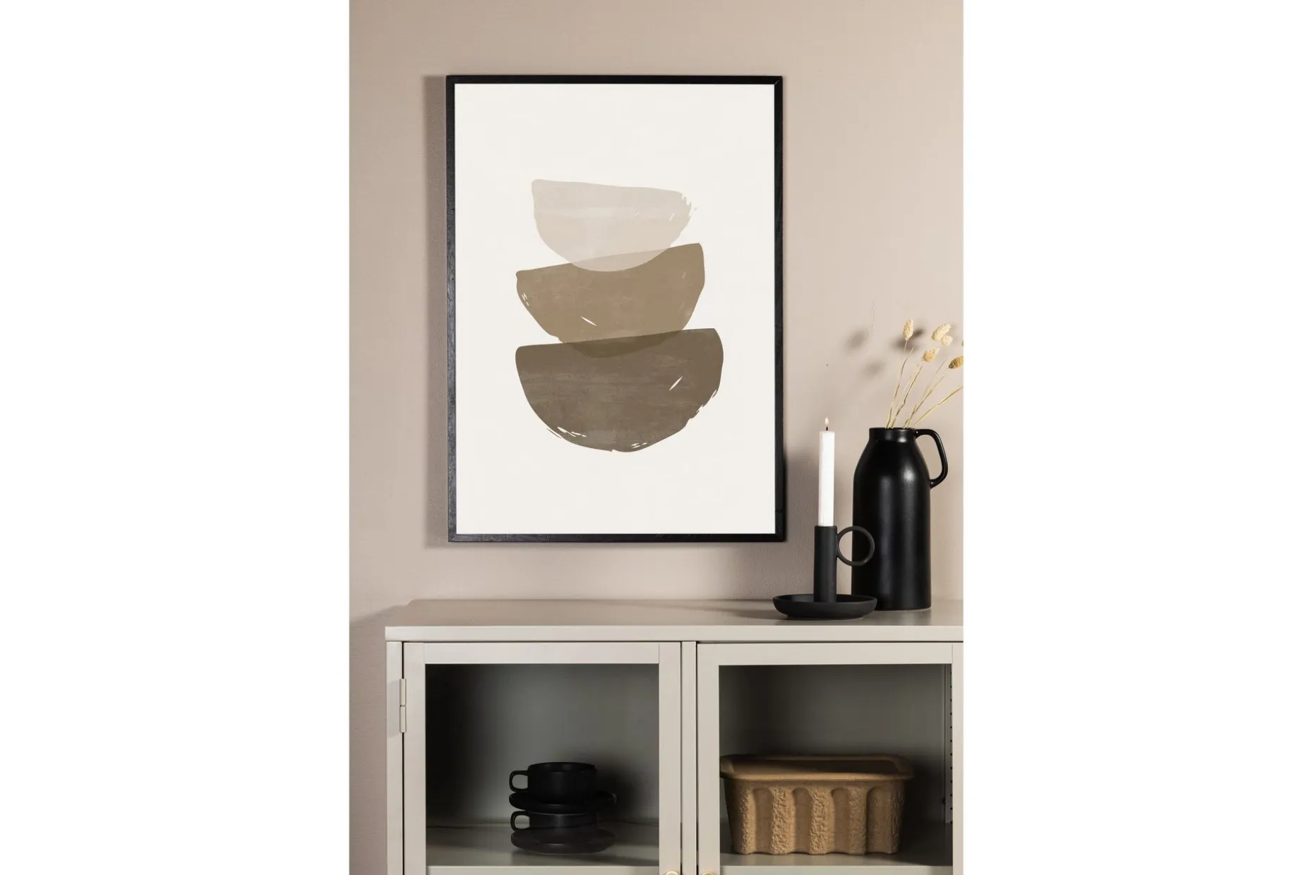 Poster Brush strokes 30x40 cm