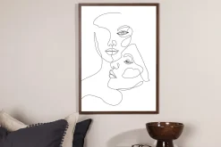 Poster Faces 50x70 cm
