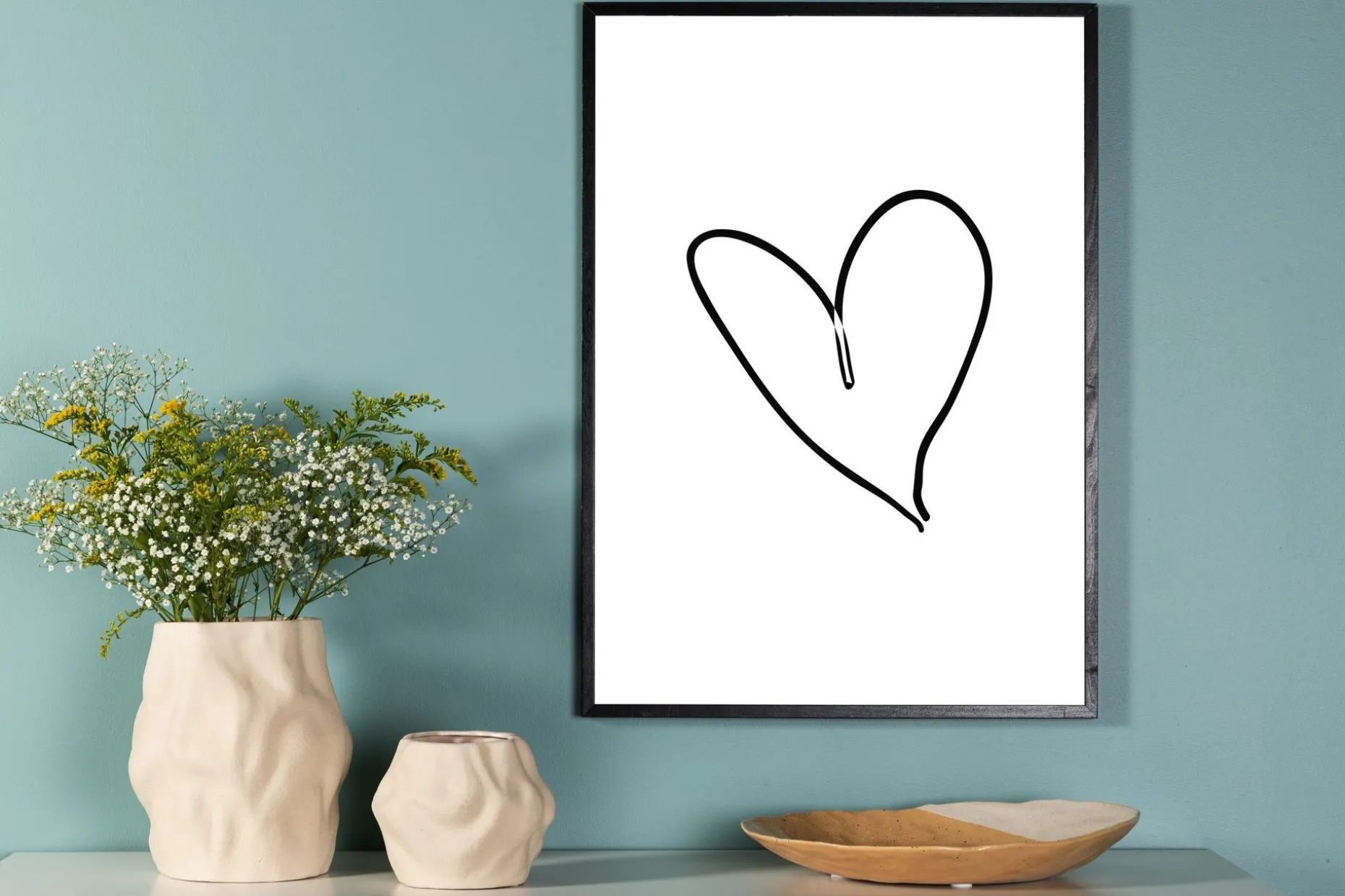 Poster Heart 30x40 cm