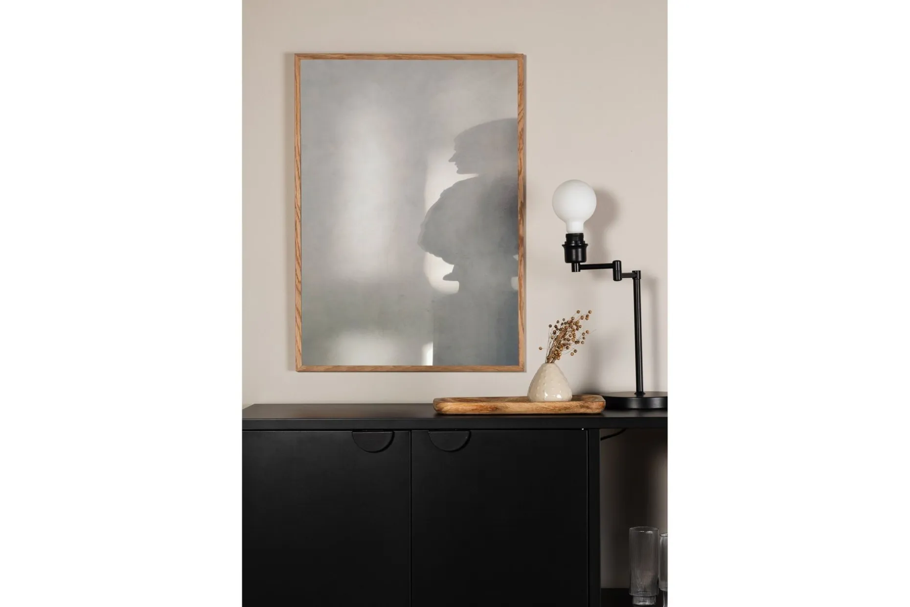 Poster Human shadow 30x40 cm