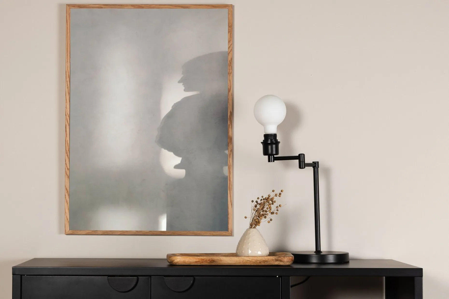 Poster Human shadow 21x30 cm