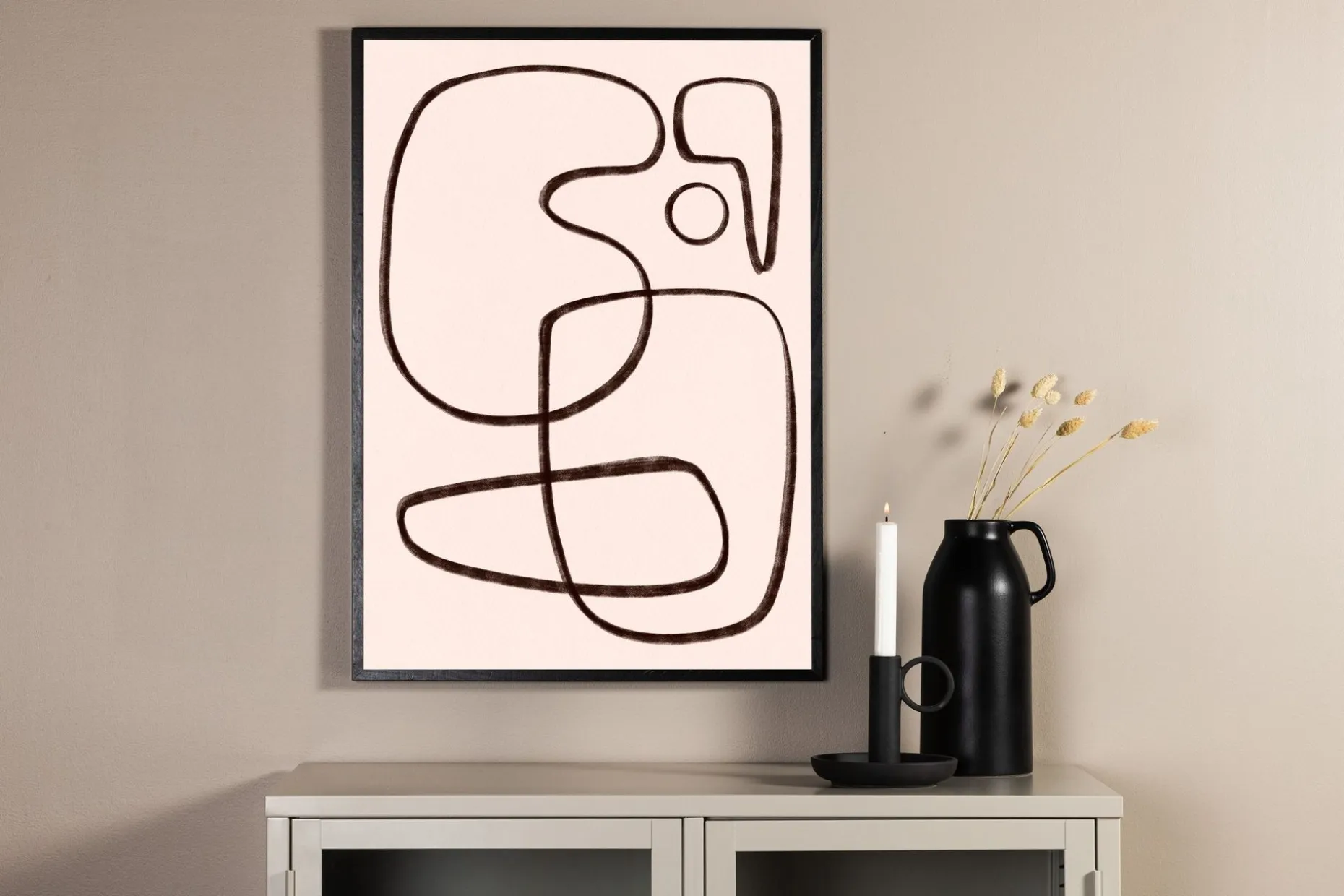 Poster Line art 50x70 cm