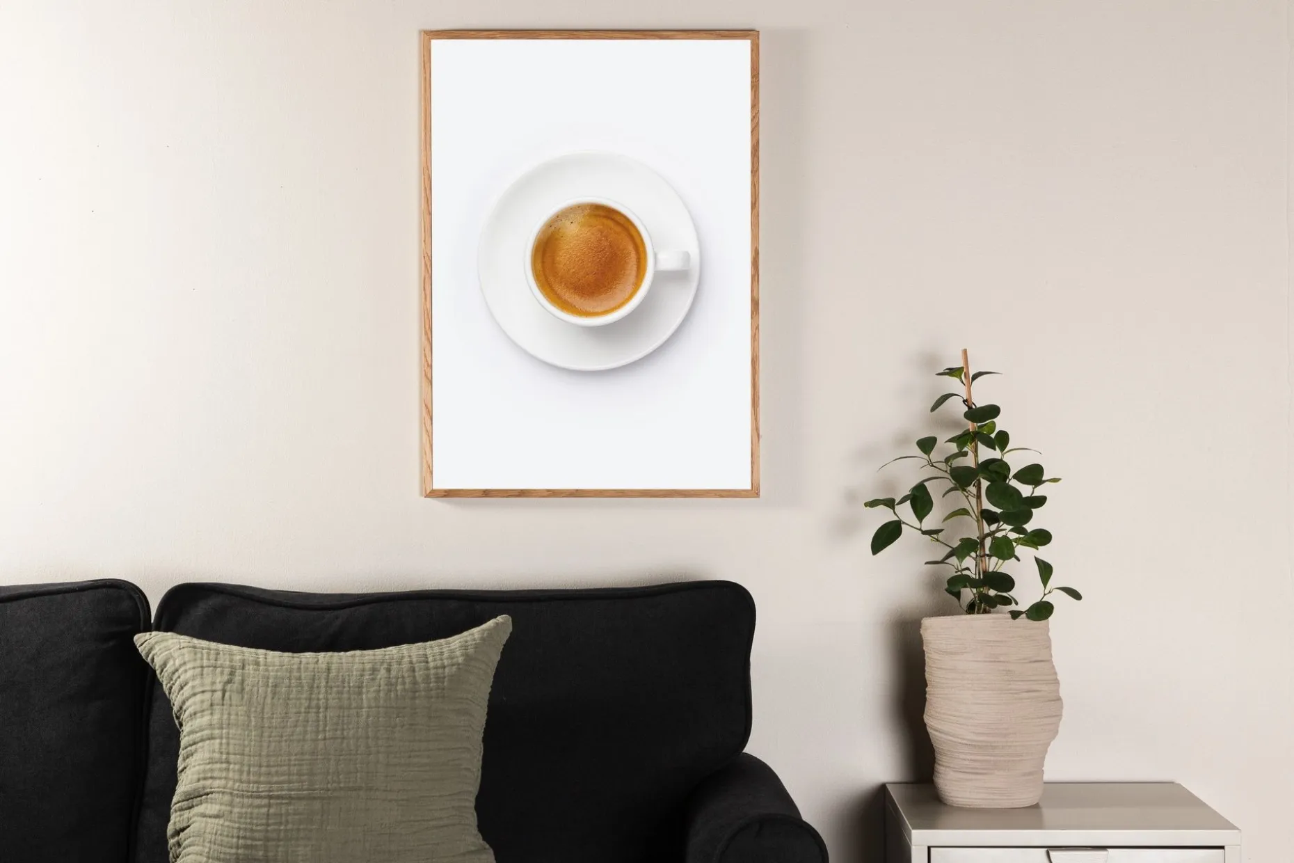 Poster Skimmed coffee 50x70 cm