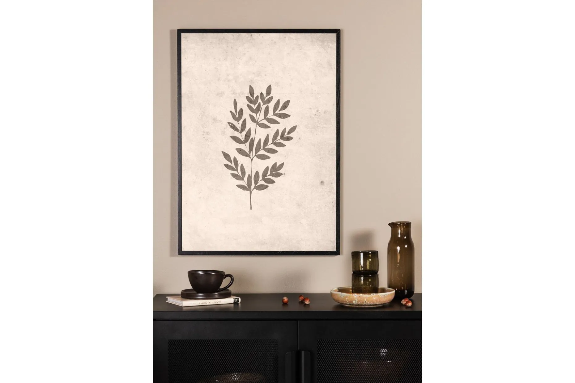 Poster Spring leaf 30x40 cm
