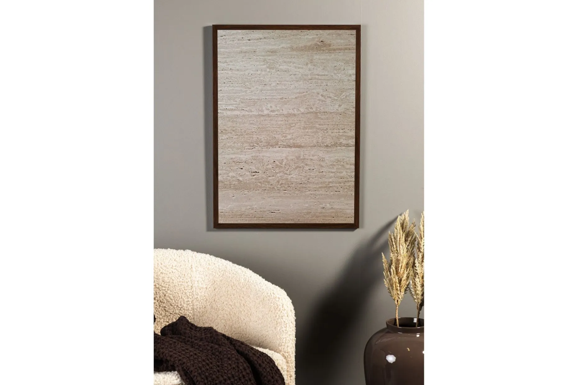 Poster Stone wall 21x30 cm