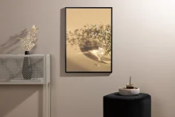 Poster White Flowers 21x30 cm