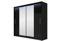 Prag Garderobeskap med Speil 180x215 cm