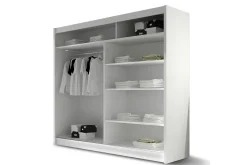 Prag Garderobe Skyvedører med Speil